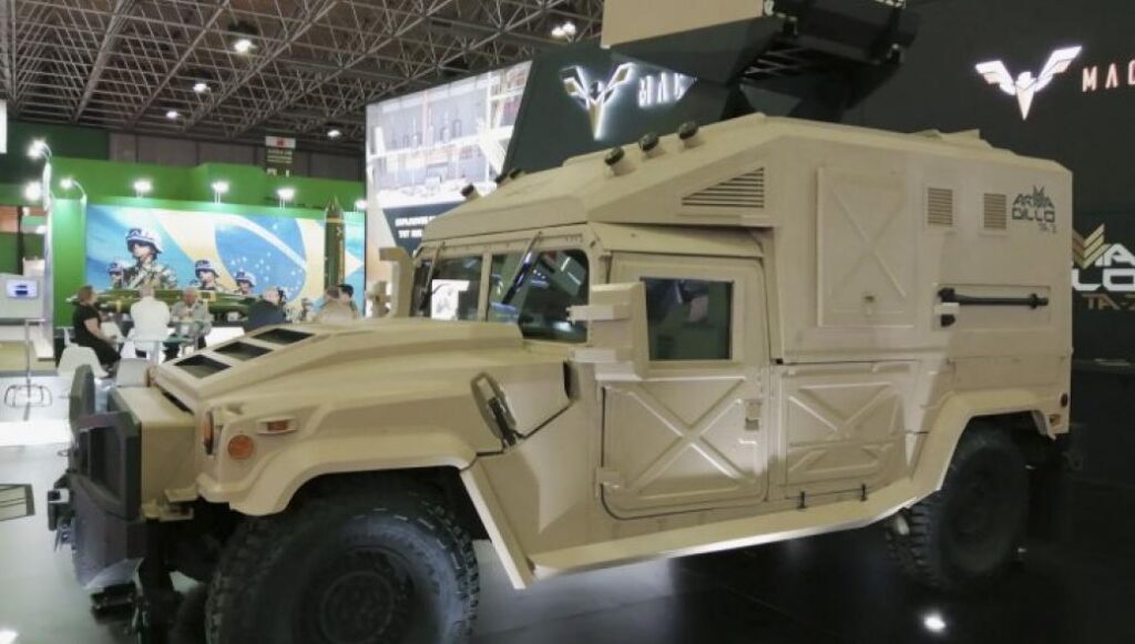 Armadillo TA-2: бразильская реактивная система залпового огня на вездеходе 4×4