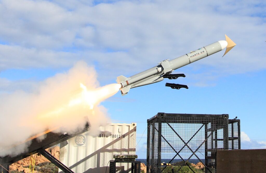 Заключительное испытание противокорабельной ракеты Marte ER