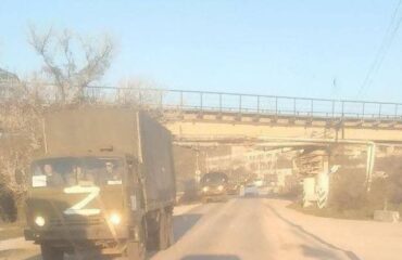 Переброска российских войск и техники из Севастополя в Херсон