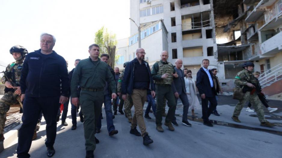 Из-за бомбардировки в Одессе президент Евросовета Шарль Мишель прятался в бомбоубежище