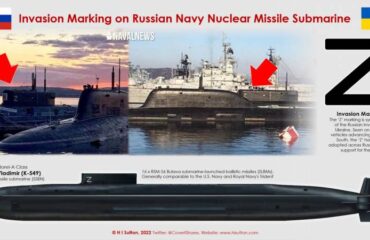 «Это сигнал Западу»: Французская пресса обратила внимание на российскую подлодку «Борей» с символом Z
