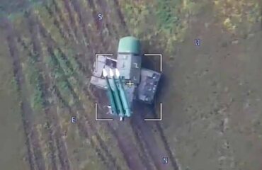 Показано уничтожение украинского ЗРК «Бук» и польской самоходки «Краб»